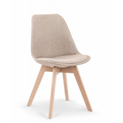 Стул HALMAR K303 бежевый/натуральный